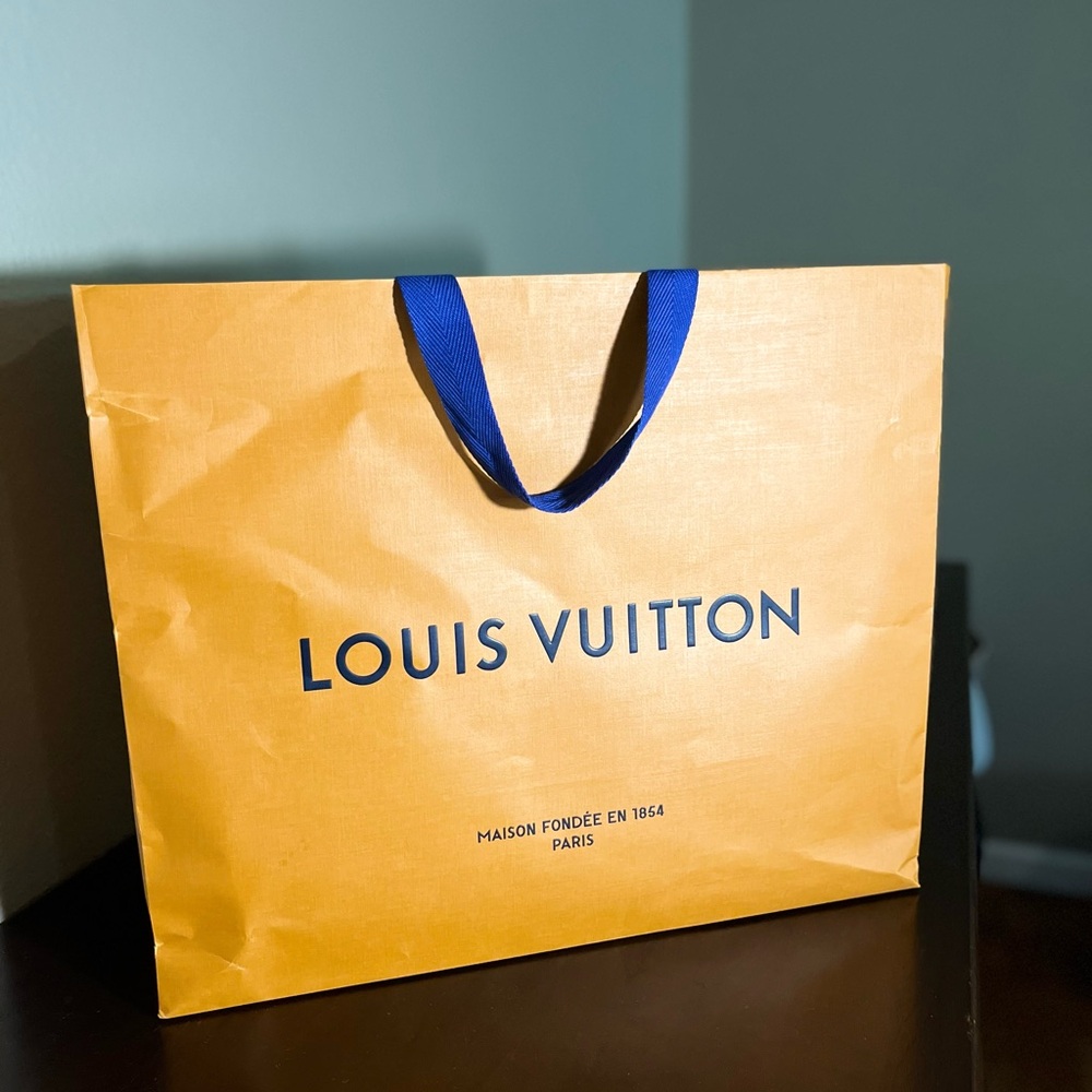 Louis Vuitton Orange Shopping Bag